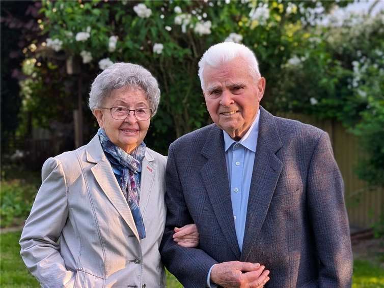 Eheleute Grams feiern eiserne Hochzeit 