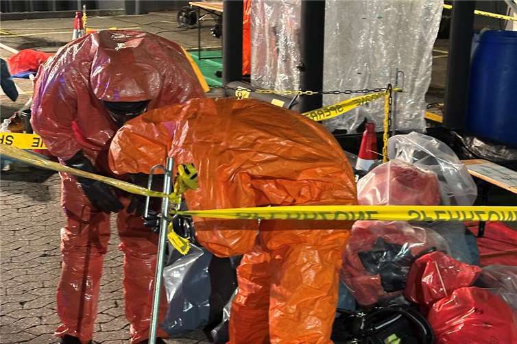 Update: Gefahrstoffunfall in Neuwied - Ausgetretener Stoff vollständig abgebunden 