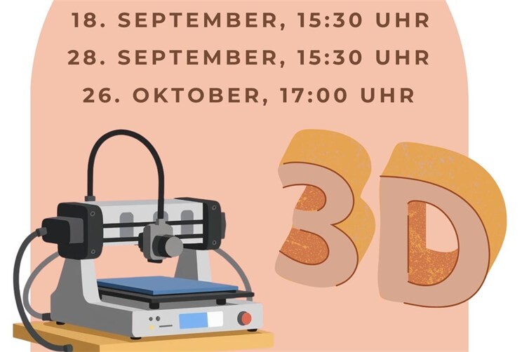 Freie Plätze bei 3D-Druck-Kursen in der Stadtbücherei Adenau